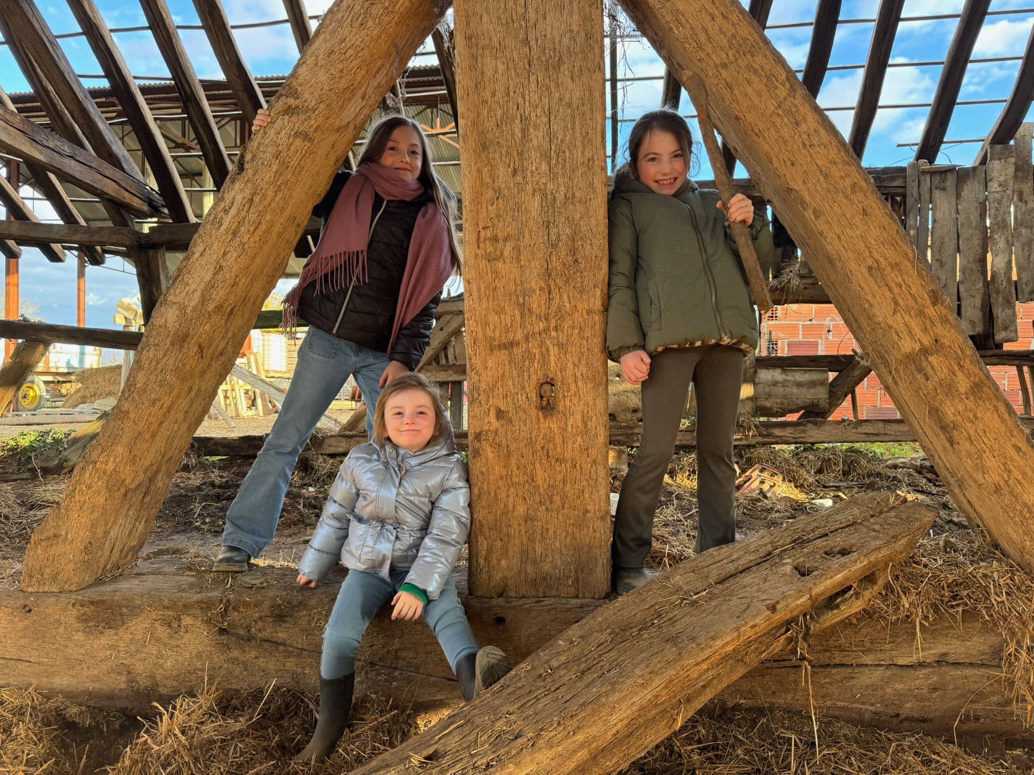 The 7th generation of LeSeurre winemakers — Laurette, Manon, and Lilou.